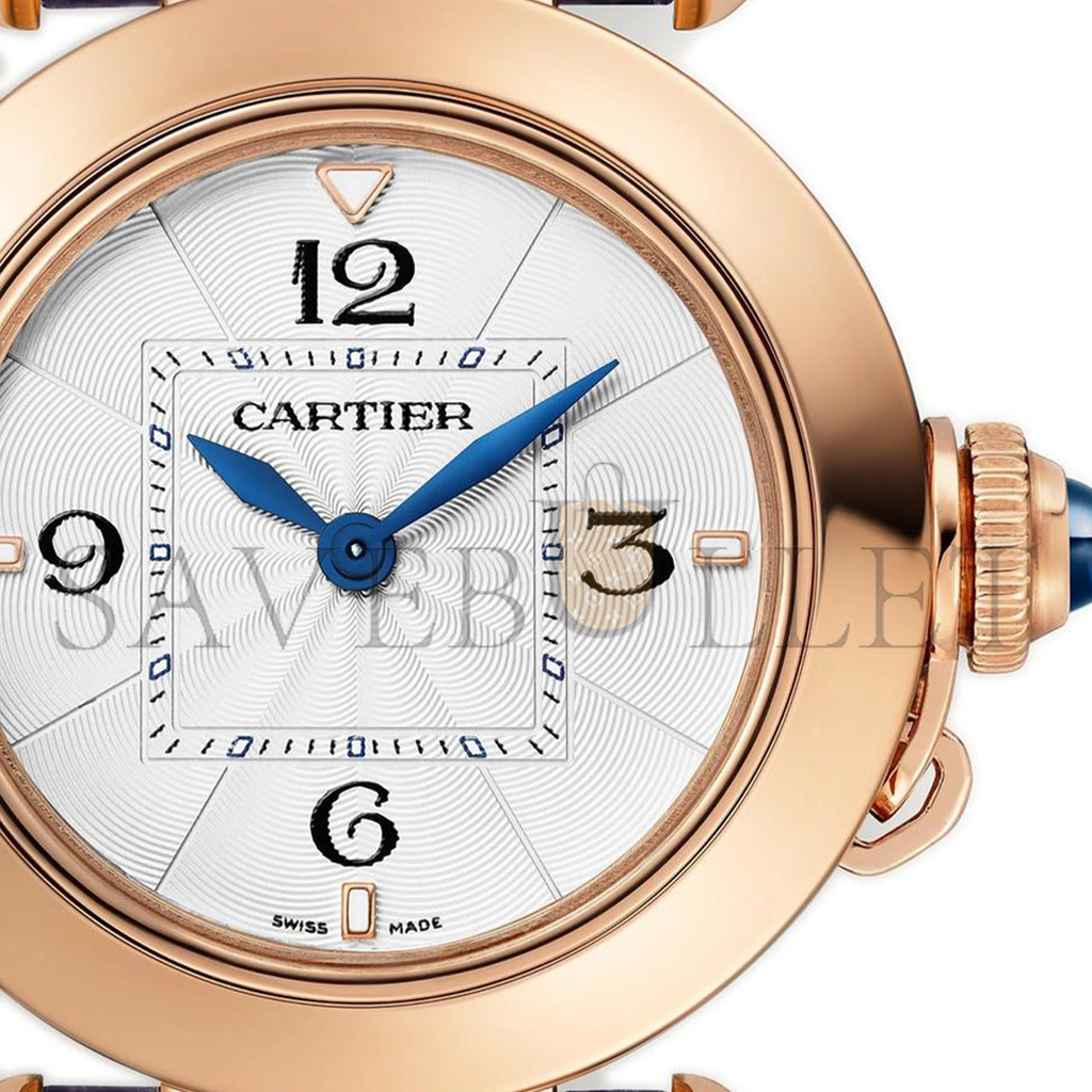 ca*t*er pasha white dial 18ct rose gold auT0matic watch w2pa0007